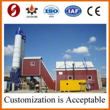 HZS50 Concrete mixing plant with heat system for Cold place Russia Belarus